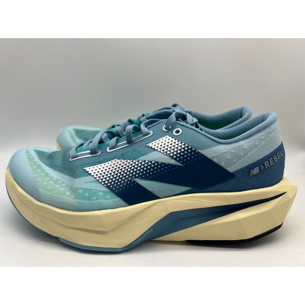 New Balance FuelCell Rebel v4 Women's Size 10.5 Quarry Blue WFCXCH4 New - Picture 2 of 16